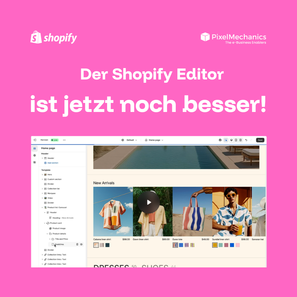 Shopify Theme Editor Revolution: Im kreativen Flow bleiben war noch nie so einfach